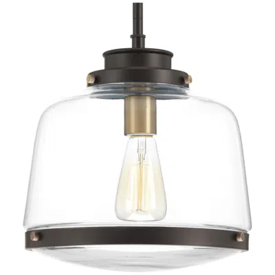 Progress Lighting Judson Collection One-light Clear Glass Pendant Light
