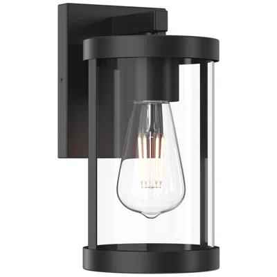 Progress Lighting Kagen Small Outdoor Wall Light With Clear Glass Panels