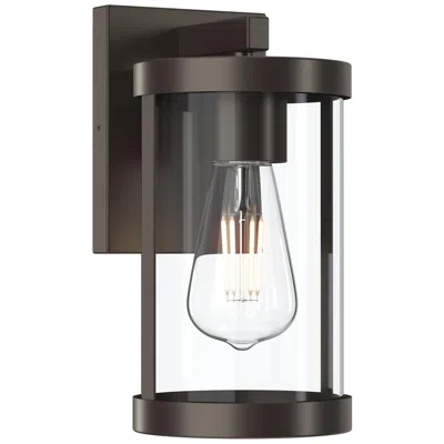 Progress Lighting Kagen Small Outdoor Wall Light With Clear Glass Panels