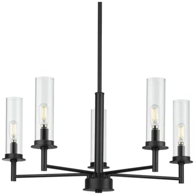Progress Lighting Kellwyn Collection Five-light Clear Glass Chandelier Light In Multi
