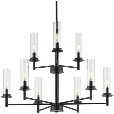 Progress Lighting Kellwyn Collection Nine-light Clear Glass Chandelier Light