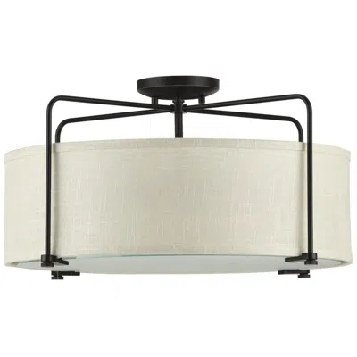 Progress Lighting Kempsey Collection Three-light Semi-flush Convertible