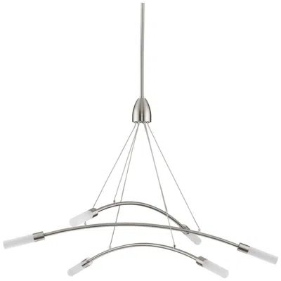 Progress Lighting Kylo Led Collection Six-light Frosted Acrylic Chandelier Light