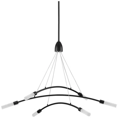 Progress Lighting Kylo Led Collection Six-light Frosted Acrylic Chandelier Light