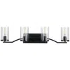Progress Lighting Lassiter Collection Four-light Clear Glass Modern Bath Vanity Light