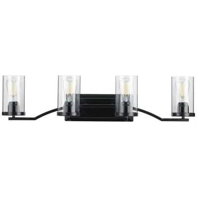 Progress Lighting Lassiter Collection Four-light Clear Glass Modern Bath Vanity Light