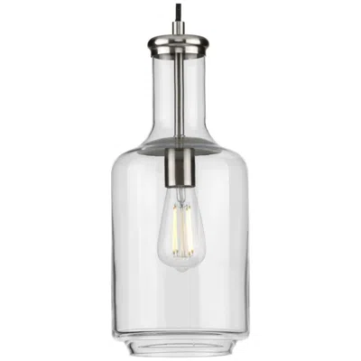 Progress Lighting Latrobe Collection One-light Clear Glass Pendant Light P500229