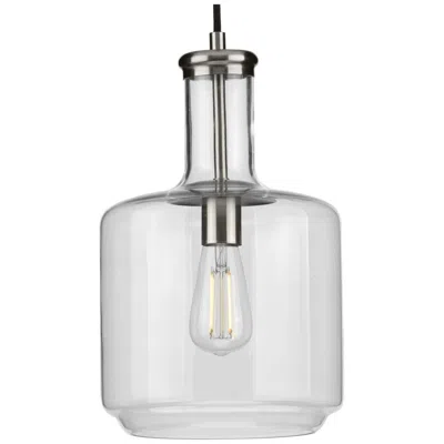 Progress Lighting Latrobe Collection One-light Clear Glass Pendant Light P500230