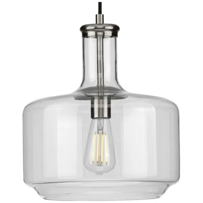 Progress Lighting Latrobe Collection One-light Clear Glass Pendant Light P500231