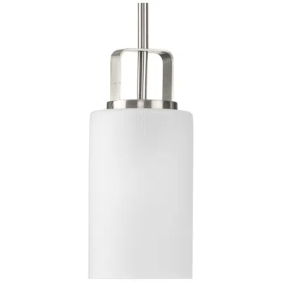 Progress Lighting League Collection One-light Etched Glass Mini-pendant Hanging Light