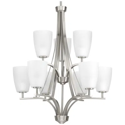 Progress Lighting Leap Collection Nine-light Chandelier