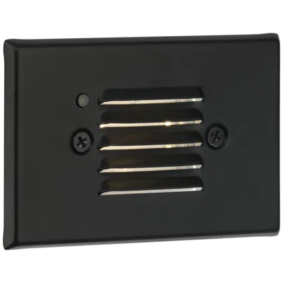 Progress Lighting Led Indoor/outdoor Integrated Led Wall Or Step Light With Photocell In Black
