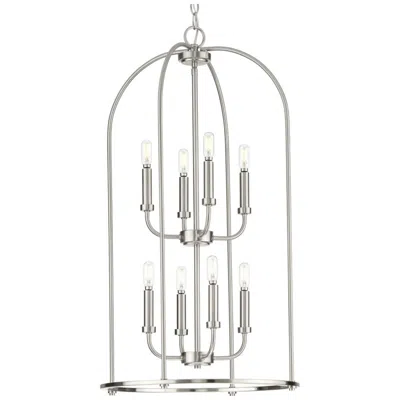 Progress Lighting Leyden Collection Eight-light Foyer Pendant Light