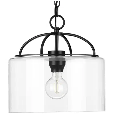Progress Lighting Leyden Collection One-light Clear Glass Hanging Pendant Light