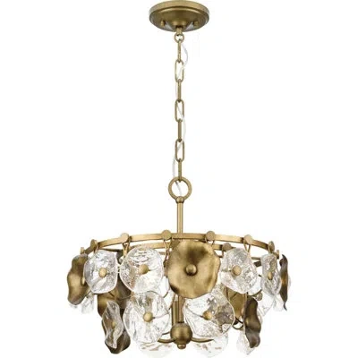 Progress Lighting Loretta 3 - Light Gold Ombre Pendant In Gold;gold Ombre