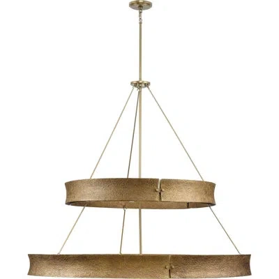 Progress Lighting Lusail 13 - Light Chandelier In Soft Gold