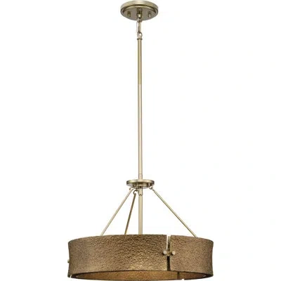 Progress Lighting Lusail 4 - Light Soft Gold Pendant In Rose Gold;soft Gold