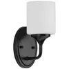 Progress Lighting Lynzie Collection Matte Black 1-light Vanity Light