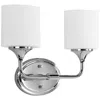 Progress Lighting Lynzie Collection Polished Chrome 2-light Vanity Light