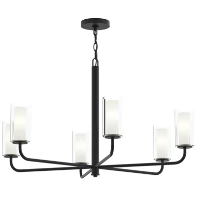 Progress Lighting Mack Six-light Chandelier With Layered Glass Shades