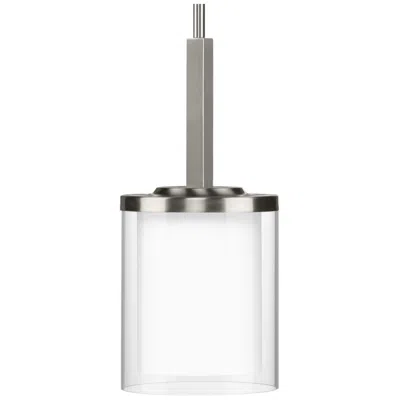 Progress Lighting Mast Collection One-light Clear Glass Mini-pendant Light