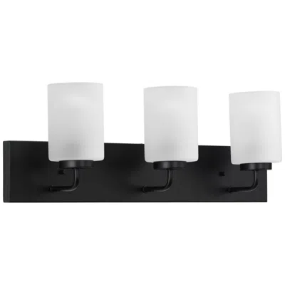 Progress Lighting Merry 3-light Etched Glass Transitional Vanity Light