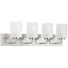 Progress Lighting Merry 4-light Etched Glass Transitional Vanity Light