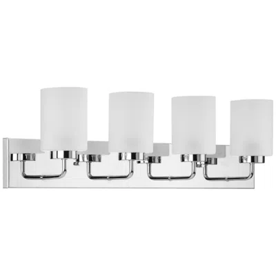 Progress Lighting Merry 4-light Etched Glass Transitional Vanity Light