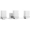 Progress Lighting Metric Collection Polished Chrome 3-light Vanity