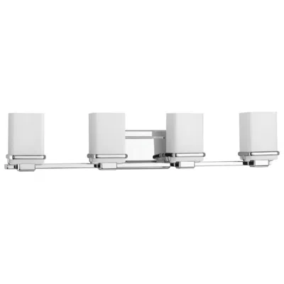 Progress Lighting Metric Collection Polished Chrome 4-light Vanity