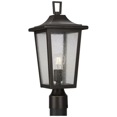 Progress Lighting Padgett Collection One-light Clear Seeded Glass Outdoor Post Light