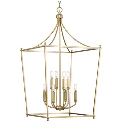 Progress Lighting Parkhurst Collection Eight-light Chandelier Foyer Light