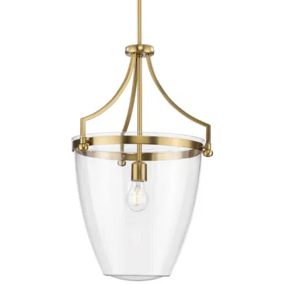 Progress Lighting Parkhurst Collection One-light Clear Glass Pendant Light