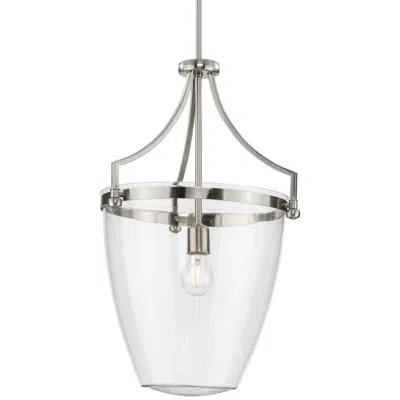 Progress Lighting Parkhurst Collection One-light Clear Glass Pendant Light