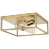 Progress Lighting Perimeter Collection Two-light Flush Mount Ceiling Light