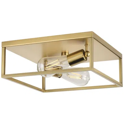 Progress Lighting Perimeter Collection Two-light Flush Mount Ceiling Light
