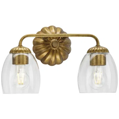 Progress Lighting Quillan Collection Two-light Transitional Bath & Vanity Light