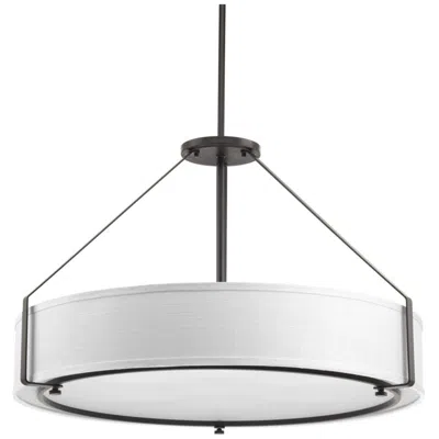 Progress Lighting Ratio Collection Six-light Fabric Shade Pendant Light
