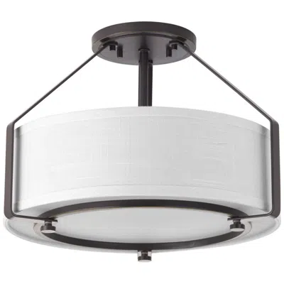 Progress Lighting Ratio Collection Three-light 16" Semi-flush Mount