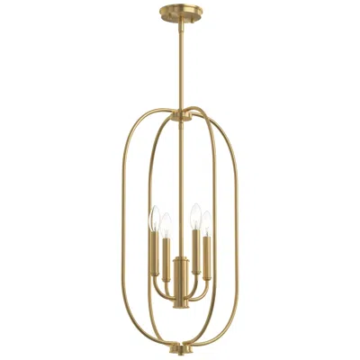 Progress Lighting Reines Four-light  Foyer Pendant In Multi