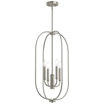 Progress Lighting Reines Four-light  Foyer Pendant In Multi