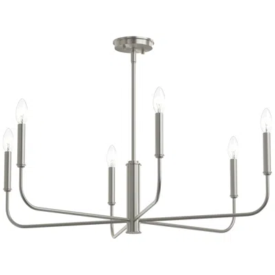 Progress Lighting Reines Six-light Large  Chandelier