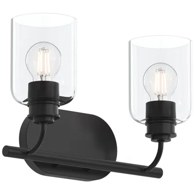 Progress Lighting Reines Two-light Bath Vanity With Clear Glass Shades
