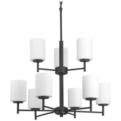 Progress Lighting Replay Collection 2-tier 9-light Chandelier Light
