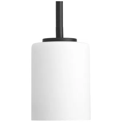 Progress Lighting Replay Collection One-light Etched White Glass Mini-pendant Light