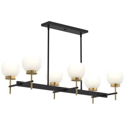Progress Lighting Rigsby Six-light  Linear Chandelier