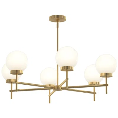Progress Lighting Rigsby Six-light  Medium Chandelier