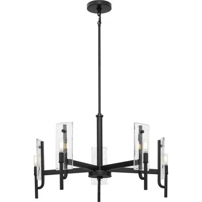 Progress Lighting Rivera 5 - Light Chandelier In Matte Black