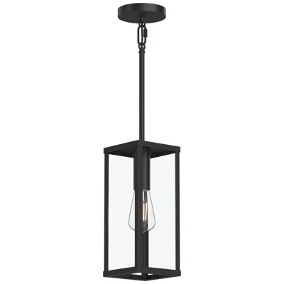 Progress Lighting Ryle One-light Outdoor Pendant Light With Clear Glass Panels