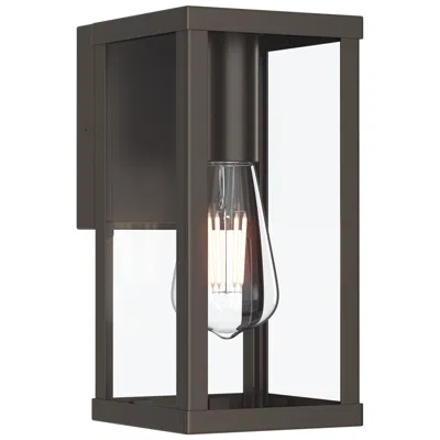 Progress Lighting Ryle One-light Small Wall Lantern With Clear Glass Panels